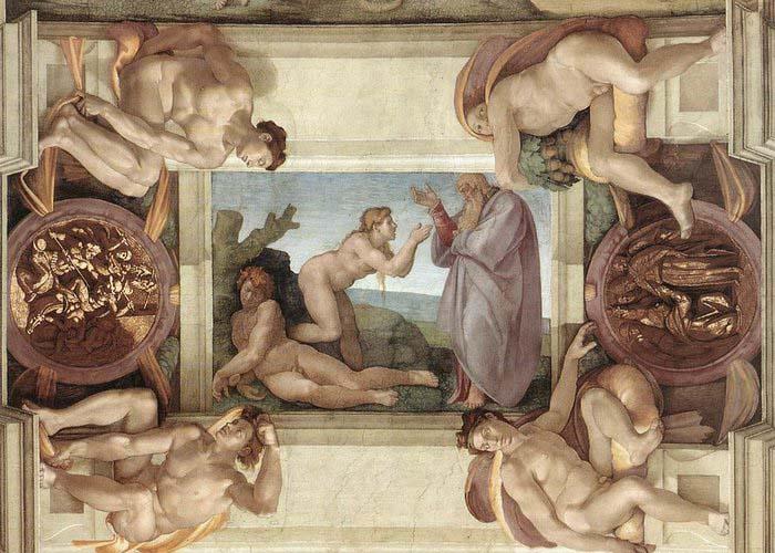 Michelangelo Buonarroti Creation of Eve
